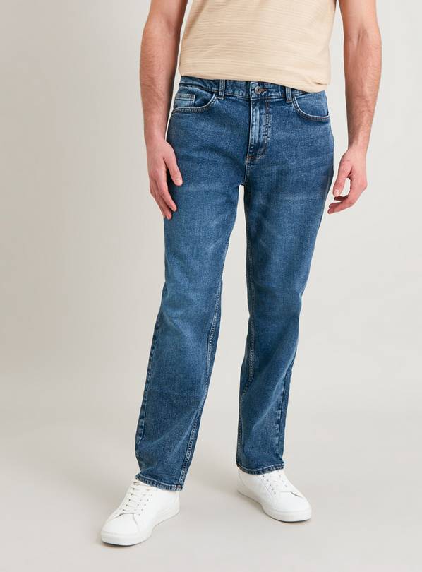 Sainsburys straight 2024 leg jeans